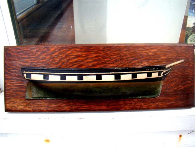 An attractive small half hull model of the New Bedford whaleship "Charles W. Morgan" — image 2